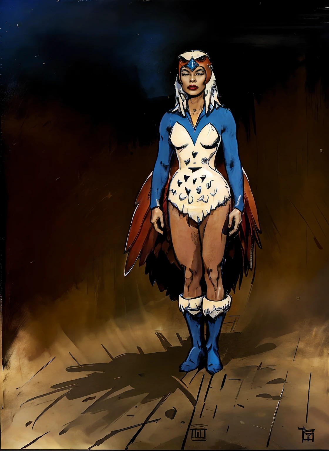 ((Full body photo, standing, feet on the ground)) Alison Tyler as a Valkyrie of Asgard, blue eyes, long brown hair, perfect body, Lady Knight, ((Full body photo,standing, Feet on the ground)), straight,pose,looking at the viewer,Alone, BREAK, Cartoon_sorceress_The man_90's_propiowaifu, www.propiowaifu.with, old, wide, medium old, by white, lips, withstituir, lipstick, Blue eyes, monster girl, nose, red lips, animation, Alas, feathered Alas, feathers, by white, angel Alas, white Alas, harpy, Leotard, winged arms, bird, bird Alas, hull, multiple Alas, BREAK, Official Art,Extremely detailed CG unity 8k wallpaper, perfect lighting,showy, bright_forehead_face_Turning on,shiny skin, (Masterpiece:1.0),(better_quality:1.0), ultra high resolution,4k,ultra detailed, Photography, 8k, HDR, high resolution, (absurdities:1.2), 400 for Kodak port, film grain, blurred background,(Vibrant_color:1.2),Photography profesional,