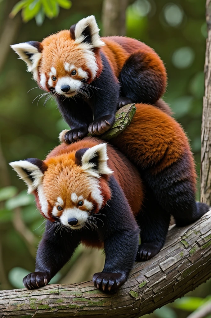 Spawns a muscular red panda