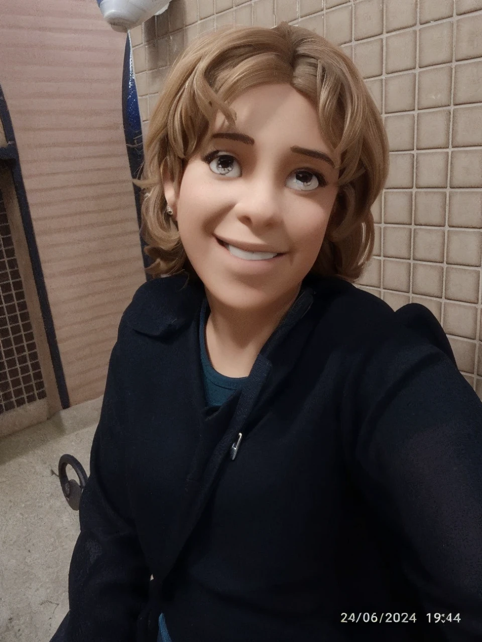 melhor qualidade,4k,HDR),Estilo Pixar,jovem de 26 anos,Retrato natural,deslumbrantes olhos pretos,pele clara,cabelos pretos,Businesswoman,terno formal,beautiful face,delicate features,lovely smile,postura confiante,iluminada pela luz suave do dia,fundo do horizonte da cidade,sombras sutis,dynamic compositing,cores vibrantes,meticulous attention to detail,Playful behavior, mas profissional,atmosfera acolhedora e convidativa,Flawless rendering,Texturas realistas,ultra-detailed facial expression,Expressive eyes and lips,fios de cabelo macios e brilhantes,Subtle makeup enhancing your natural beauty,terno perfeitamente adaptado acentuando sua figura,sofisticado, but affordable,Creative and inspiring spirit,Portrait Capturing Your Ambition and Determination,Foco e movimento intensos em seus olhos,movimento gracioso e postura equilibrada,Creating a sense of movement and energy in the artwork,Breathtaking clarity and sharpness,efeito tridimensional imersivo,perfect  lighting,Illuminating your features in a flattering way,paleta de cores equilibrada e refinada,com estalos de tons vibrantes,melhorar o impacto visual geral,Finding the right balance between realism and stylization,showing her in a moment of triumph and confidence,uma obra-prima atemporal,showcasing the beauty and strength of the modern woman.