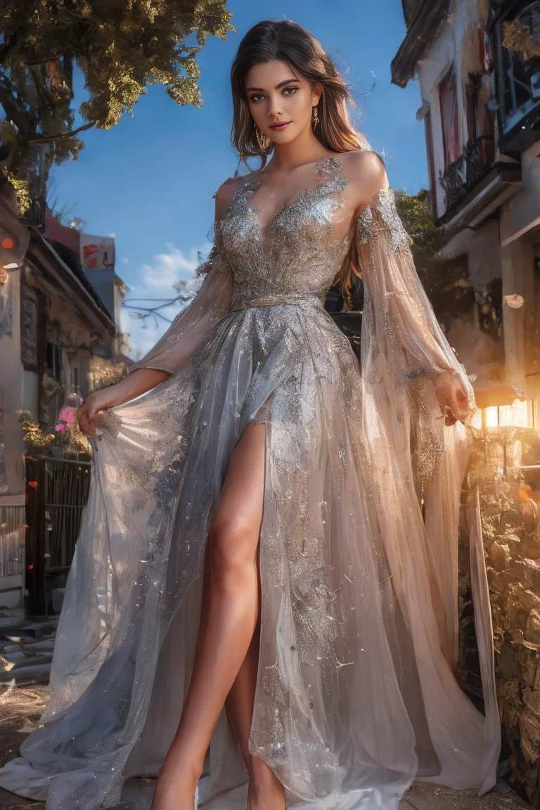 A Beautiful Female , Evening Dress