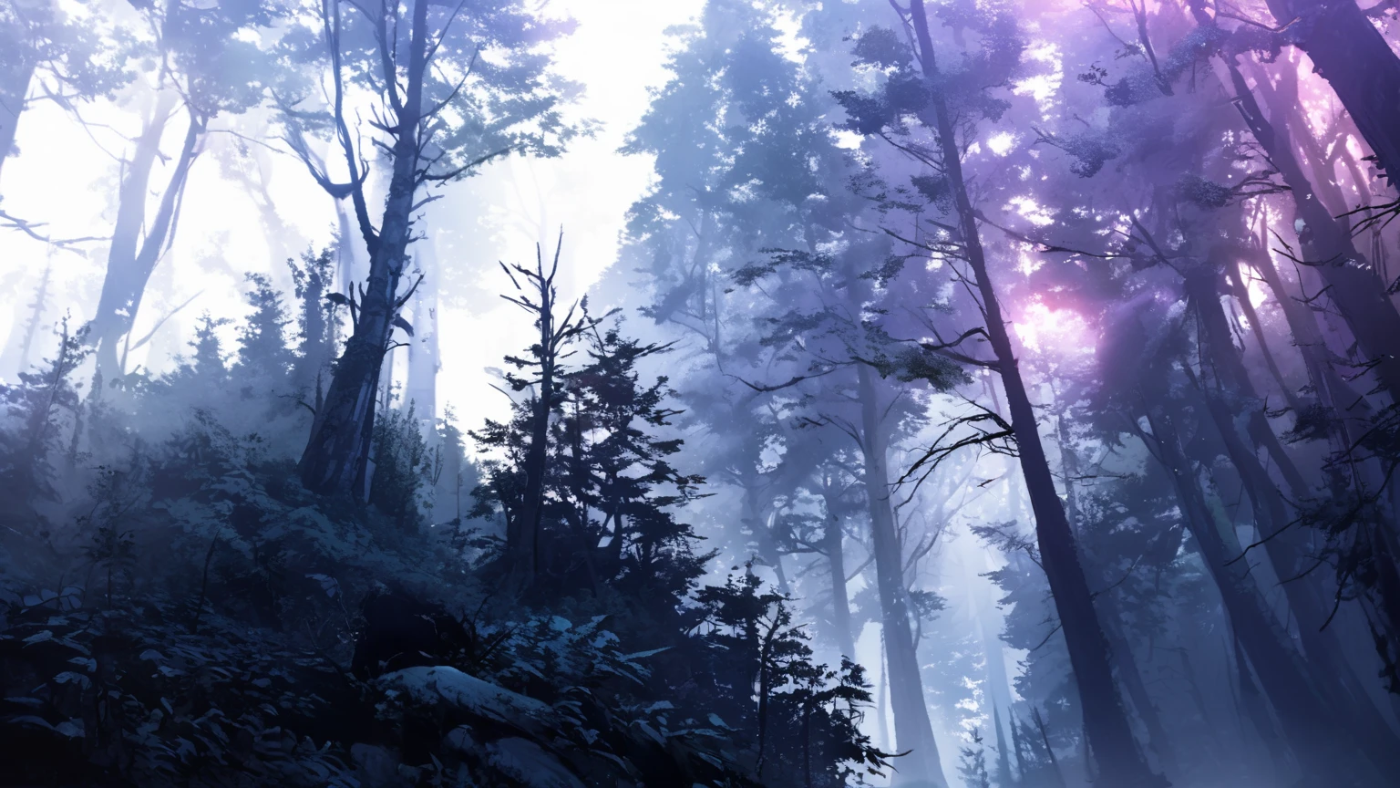 Eerie Dark Forest ,Sharpness
