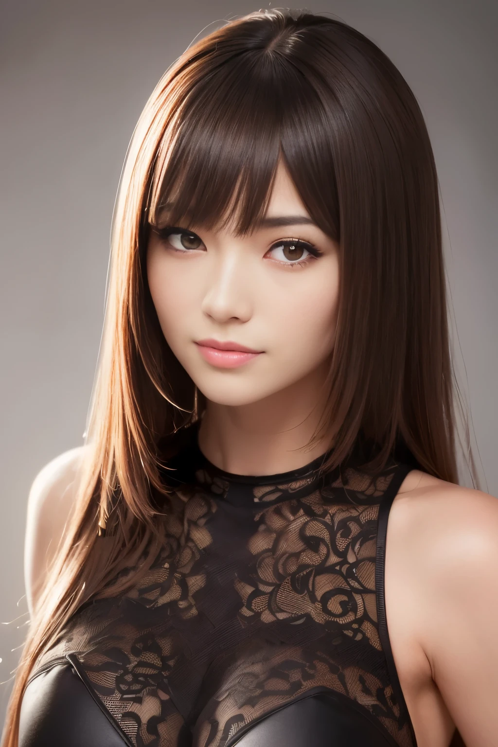 Highest quality, 8K, masterpiece :1.3)), whole body, Sharp focus :(((One girl:1.37, alone))), (Highest quality, 8K, 32k, masterpiece, 超High resolution:1.2), (Realistic:1.5), (masterpiece, Highly detailed CG Unity 8k wallpaper, Highest quality, High resolution:1.2), (Super detailed, 超High resolution:1.2), (((Upper Body:1.3, Bust-up portrait:1.3))), A photo-portrait of extremely cute and beautiful Japanese woman, Attractive model, (Mahogany colored straight thin hair:1.2), Adult, (Detailed beautiful girl:1.4), Highest quality, woman, Adult, (Skin Print Bikini;1.3, luxury bikini), Detailed clothing, (Simple black background:1.3, Detailed Background:1.3), Laugh shyly:1.2, A light smile:1.35, ;d:1.2, , View Viewer, Facing the audience, ((Perfect woman's body)), (Tight waist:1.05), (Cowboy Shot:1.3), thin, Abdominal muscles, (Huge breasts:1.35, Cleavage), ((Encircling the head)), wind, Dynamic pose, Cinematic Light, Soft studio lighting, Backlight, Perfect Anatomy, Perfect Proportions, Detailed human body, Put your arms behind your back, Attractive emotions, Armpit focus, Raise your arms above your head,