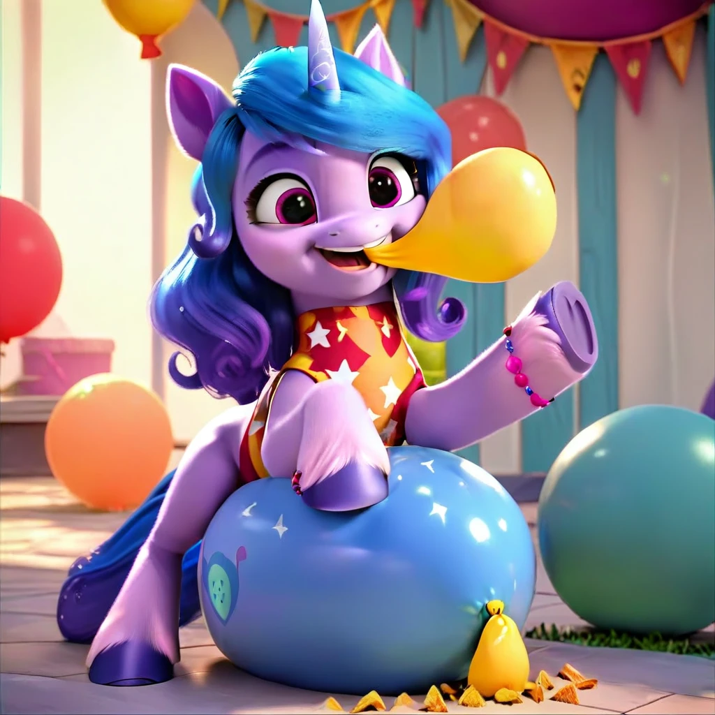 score_9, score_8_up, score_7_up, score_6_up, score_5_up, score_4_up,
female, Izzy Moonbow, solo, looner, nonpop, balloon nonpop, detailed background, party, selfie, fanservice, plot, balloon fetish, balloon support, 3d, hd, 4k, solo,
safe, rating safe,
spread legs, plot, blowing up balloons, balloon blowing, wide hips, arched back, overinflated balloon, tight balloon, necked balloon, translucent balloon, white star print on balloon, balloon inflation,
motion blur, bouncing, squeaking, noisy, loud,
My Little Pony: Make Your Mark, My Little Pony: A New Generation, cinematic, dynamic angle, depth of field, bloom, subsurface scattering