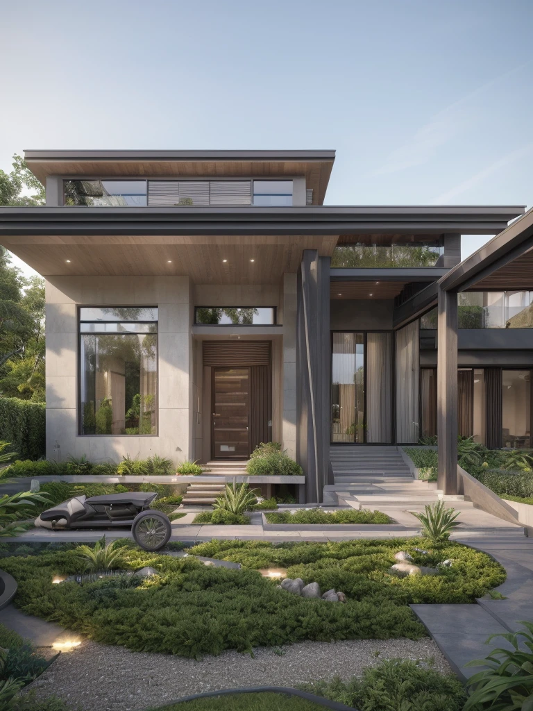 ((best quality)), ((masterpiece)), (detailed), perfect face, ((Masterpiece)), (best quality), (ultras Realistic), 8k, Raw photo, a rendering of a modern house with vietnamese roof anh brick yard , realistic garden, contemporary house, exterior design, wide establishing shot, modern house, in style of simplified realism, concept house, realistic building, front elevation view, wide angle exterior 2022, inter dimensional villa, building facing, sharp focus ilustration hq, modern style, realistic establishing shot, concept house, wide angle exterior 2022, precise architectural rendering, inter dimensional villa, award-winning render, front-view, mid-view, detailed rendering, architectural render, architecture render, modern house, architectural visualization, realistic architecture, insanely detailed rendering, exterior , trees landscape, sky wood paneled ceiling, a rendering of a modern house with a garden, precise architectural rendering, high quality rendering, award-winning render, professional render, beautiful 3 d rendering, beautiful rendering, architectural rendering, a photorealistic rendering, luxcore render, stunning render, an award winning digital render, beautiful rendered, high-quality render, architectural 3 d render, artistic render, a view of a garden with lots of flowers and plants, in a cottagecore flower garden, cottagecore flower garden, lush flowery outdoors, garden with flowers, flower garden summer morning, lots of plants and flowers, lush garden surroundings, lush chic garden, with a french garden, lush plants and flowers, home and garden, garden at home, homes and gardens, permaculture, with a garden, sustainable architecture, gardening, green house, homes and garden magazine, beautiful house on a forest path, vegetal architecture, a rendering of a modern house with a small balcony and a bancony , precise architectural rendering, modern house, contemporary house, concept house, street,