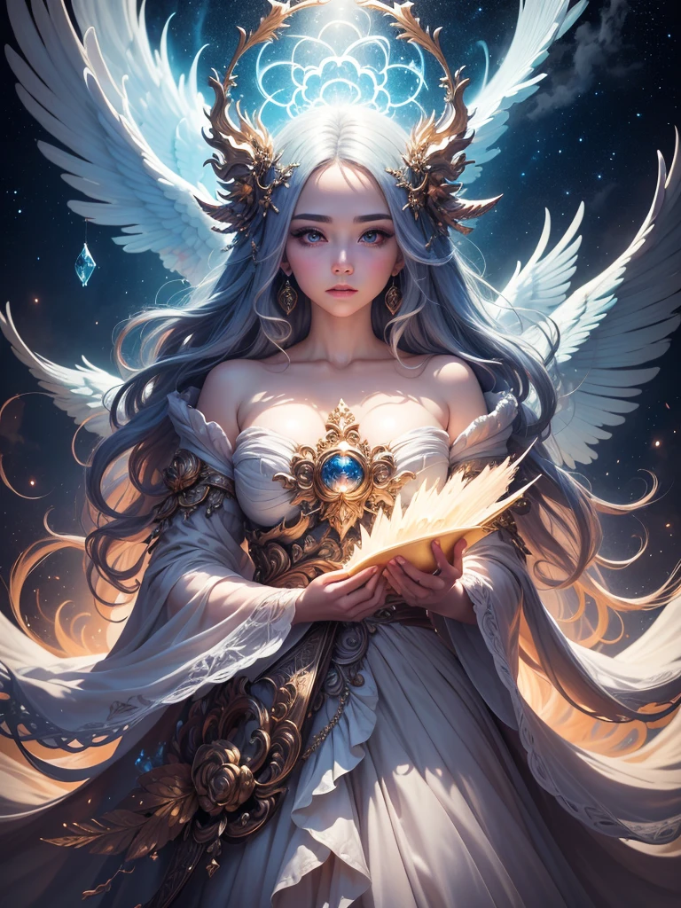 A celestial drama unfolded in the ethereal heavens as thick clouds formed an awe-inspiring spectacle. The billows weaved together, creating a wondrous creature of mythical lore. This captivating manifestation has become popular on Artstation, depicted with precise brushstrokes. The studio portrait reveals unrivaled intricacy and breathtaking detail. The creation is adorned with minuscule intricacies that are indescribable.