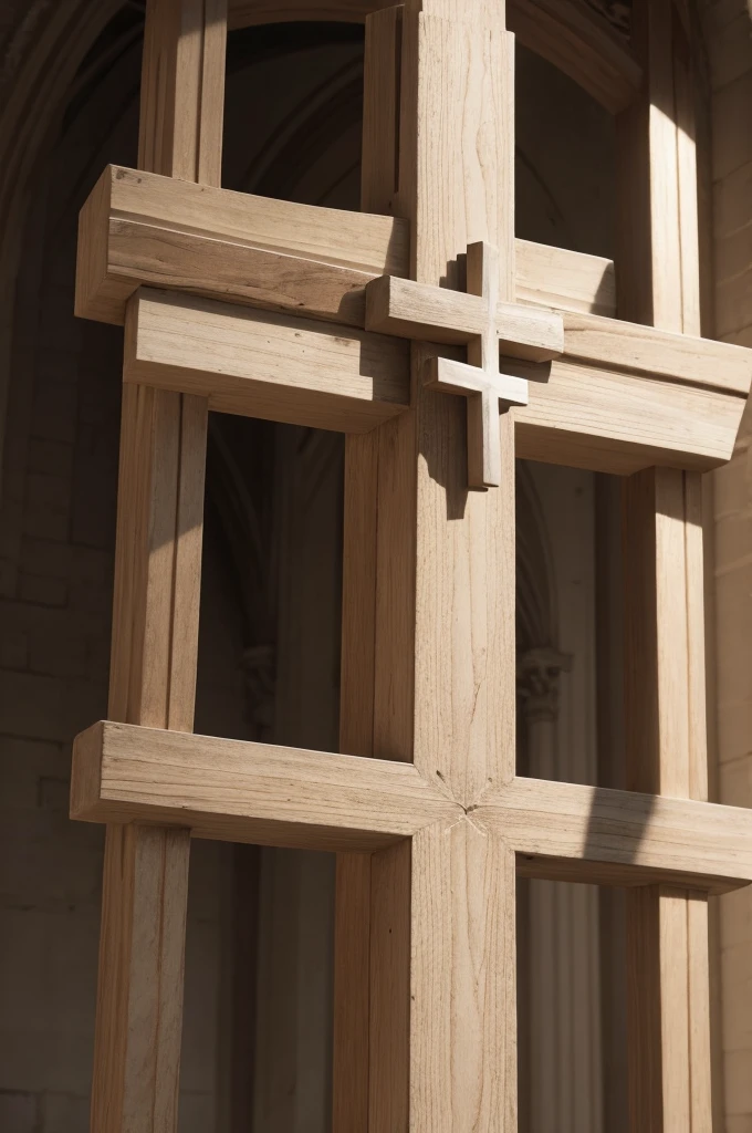 Image of the empty cross of Christ
