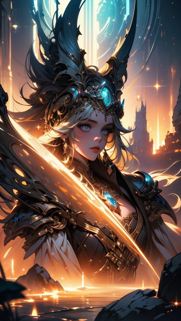 masterpiece, Highest quality, (Highly detailed CG Unity 8k wallpaper), (Highest quality), (Best illustrations), (Best Shadow), Absurd, Realistic lighting, (abyss), Beautiful sparkle, art：PeterMohrBacher,