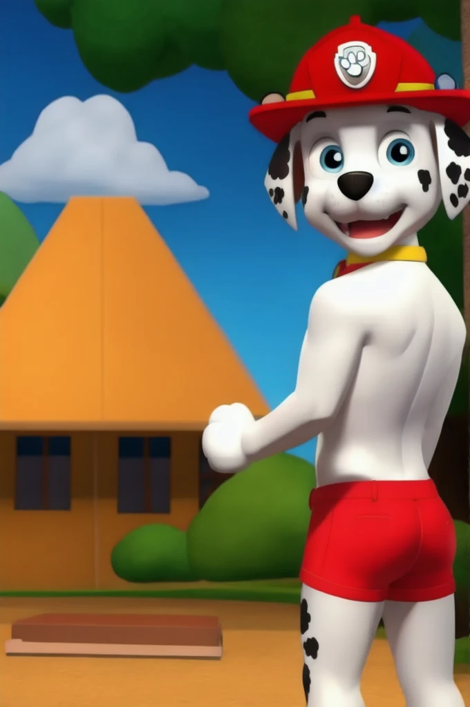 Marshall butt from paw patrol