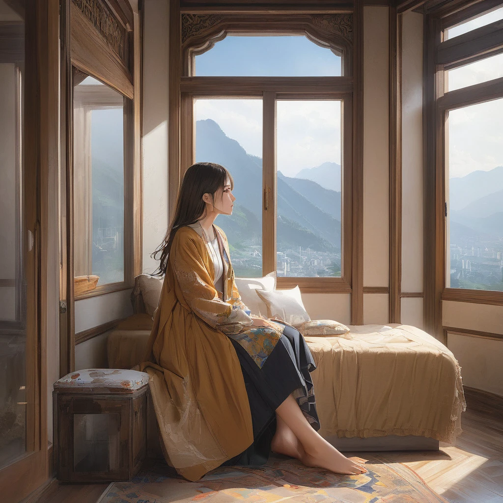 (masterpiece, Highest quality:1.2), One girl, alone