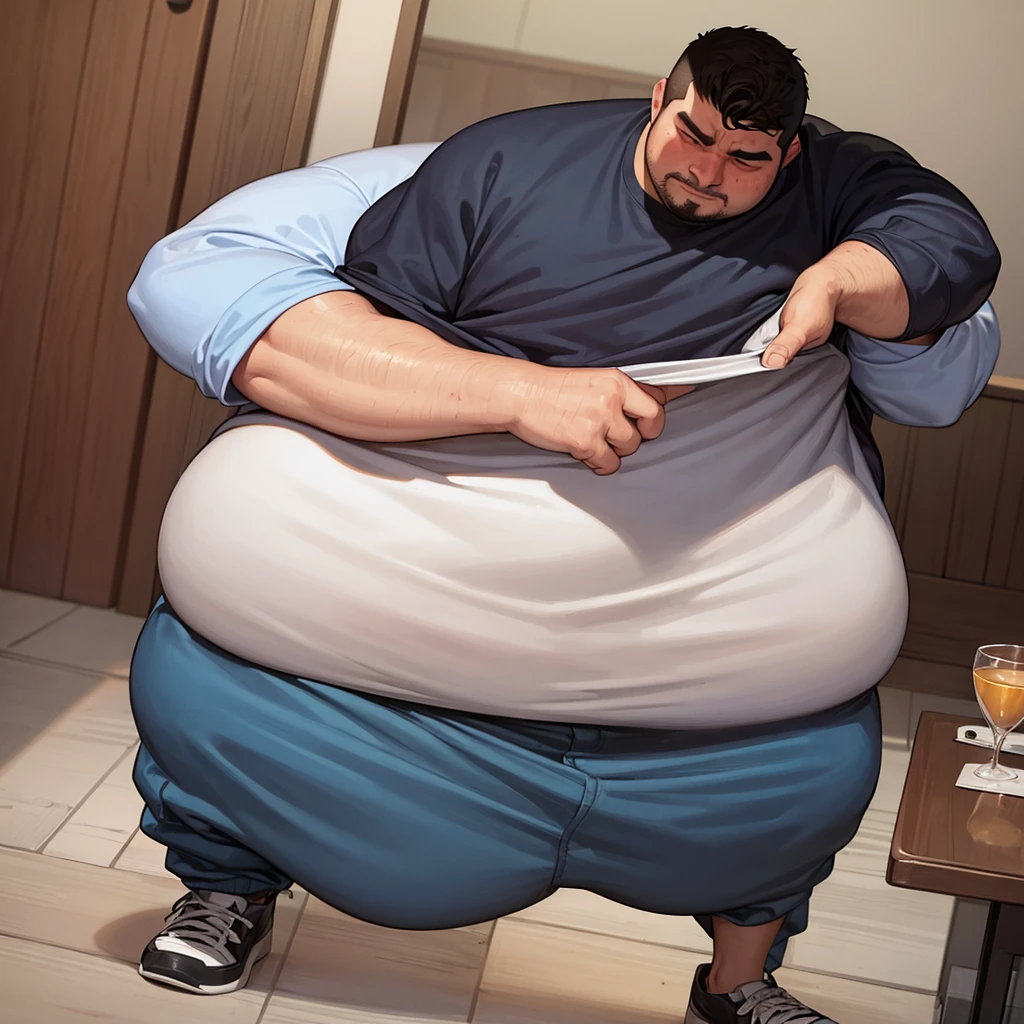 Miguel is an obese fat man who only knows how to shit