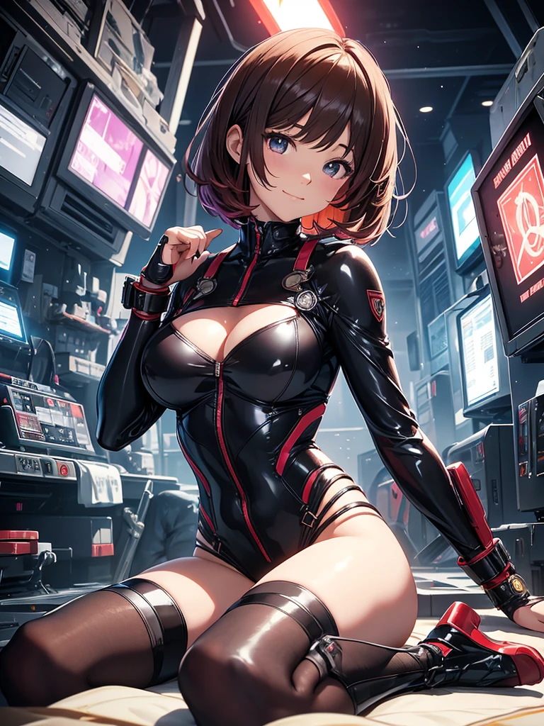 Beautiful Woman Height 170cm、Bust 100
Beautiful bodystocking underwear,(( sexy bikini latex)) side shot,美しいお尻、body stocking,swim wear, Beautiful thighs、Beautiful Skin、detailed groin、Huge machine gun、I was captured by the enemy and had my hands and feet tied.、Female soldier、machine-gun、Holding a firearm、Armament、Soldier、laser weapon、future world、Science fiction movies
Light 黒Brown Hair A friendly smile tear,tear,tear, magic Masterpiece Night Magic sexy, extremely beautiful 22歳 Big Breasts Beautiful Eyeagical gentle lighting cowboy shot ,Beautiful decoration、Imprisoned、Detained、Lock、handcuffs、Science fiction movies、Hard boiled Magnificent scenery colorful and dreamy anime-style illustration of a young girl with short red hair, sitting amidst a vibrant, mechanical landscape. She is wearing a casual outfit with mechanical leg armor, surrounded by a kaleidoscope of colors and glowing lights. The background is filled with whimsical details and a magical atmosphere. --ar 3:4 --style raw --stylize 600 --niji 6