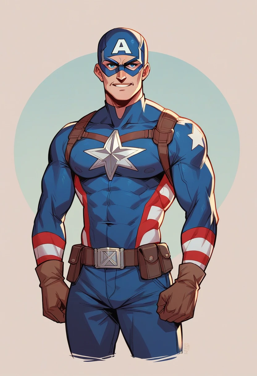 Make Robert Downey Junior dressed as Captain America
