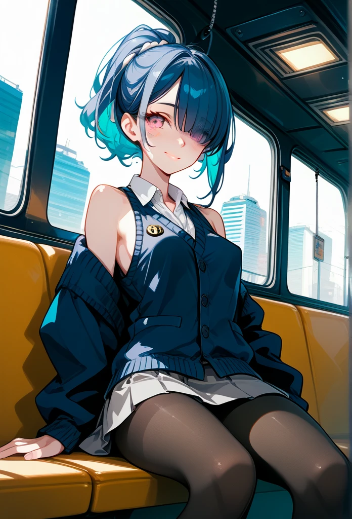 ((((crowded train)))),((another,crowd)),((group)),((people)),((((being watched boys)))),((((sitting)))),(((((((pussy slip from pants))))))),((small breasts)),(((((embarrassed))))),((((smile)))),(((sweat))),((((((looking at another)))))),((((show off pussy)))),spread legs,spread pussy uterus,(((((((nsfw))))))),sweat,masterpiece, best quality, photorealistic, 3D, shiny_skin, shiny_hair, dynamic angle, beautiful detailed glow, HDR, Rembrandt lighting, colorful refraction, lens flare, bloom, film Reflection, chromatic aberration, light diffusion, public indecency, cowboy shot, deep meaning, physically-based rendering, bright, vibrant, intricate, 1girl,siranami ramune,1girl, solo, virtual youtuber, smile, blue jacket, looking at viewer, streaked hair, bangs, ahoge, multicolored hair, blue hair, jewelry, hair ornament, upper body, earrings, off shoulder, collarbone, red eyes, medium hair, choker, orange eyes, heart, 