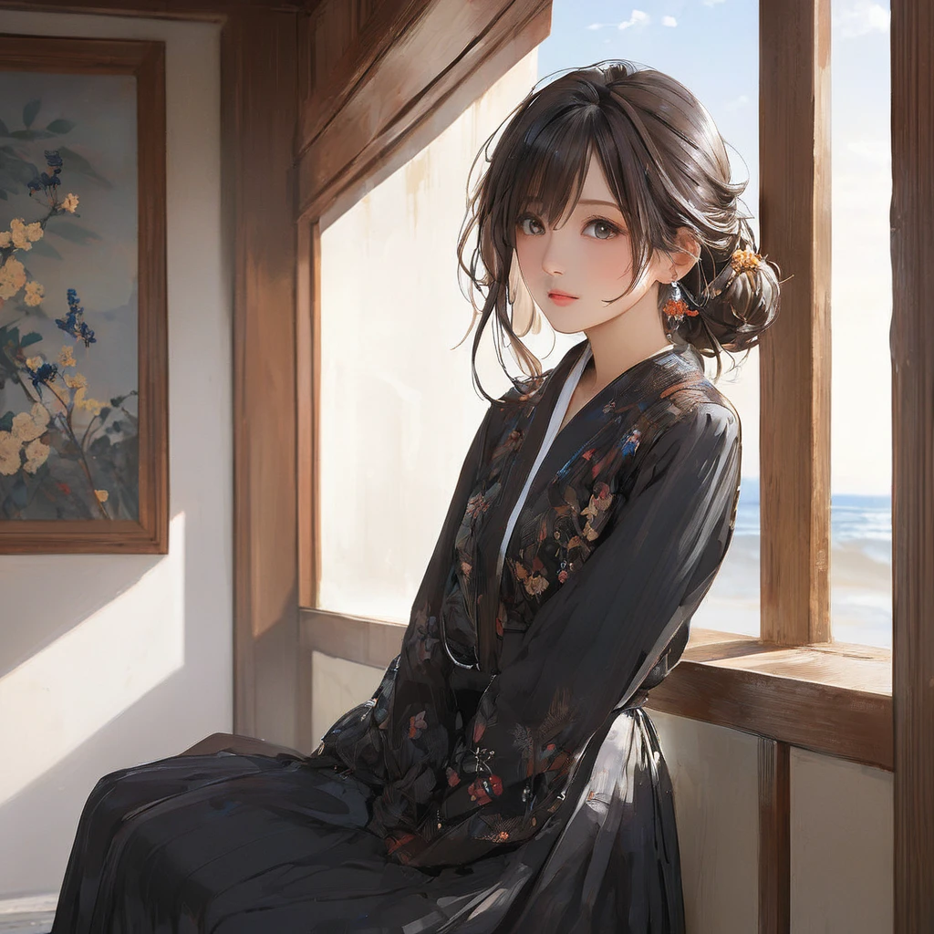 (masterpiece, Highest quality:1.2), One girl, alone