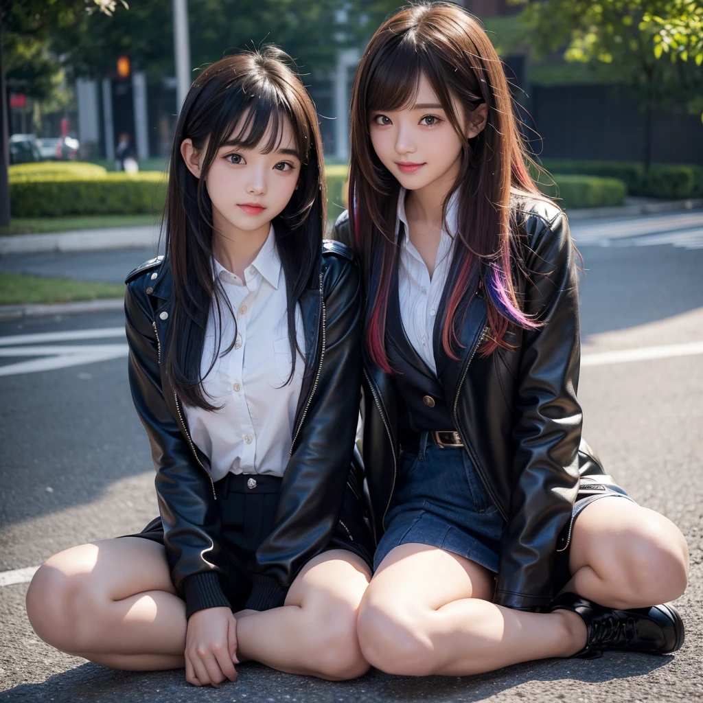 middle School girls,smile,Beautiful girls,leather jacket,The best quality to get you horny,uniform,Put your feet on the slime、Girls to play,Multi-colored hair,Perfect Girl,Super cute girl,uniform,blazer,School festival,Big Breasts,濡れたuniformのシャツを着ている,Long Hair、She has her bangs down,Angel,Ultra HD,Young girl,Sex,Naughty Girls,Full body image,Absurd,Beautiful girls,
