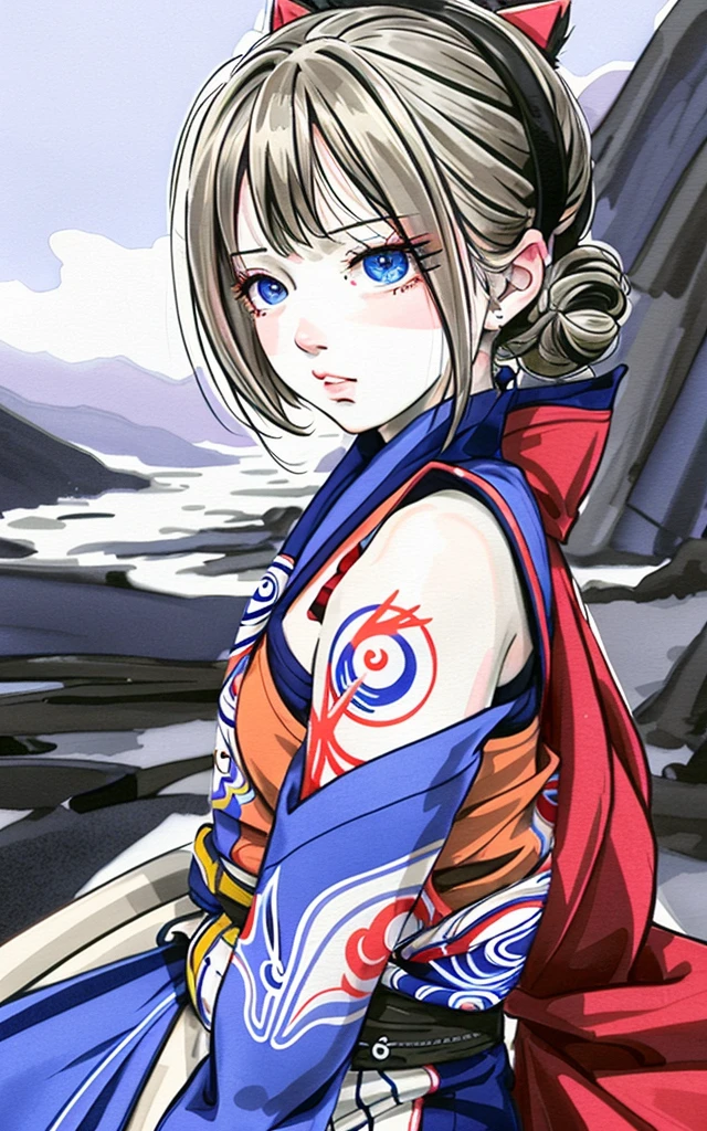 Naruto ninja blue eyes anime bandana