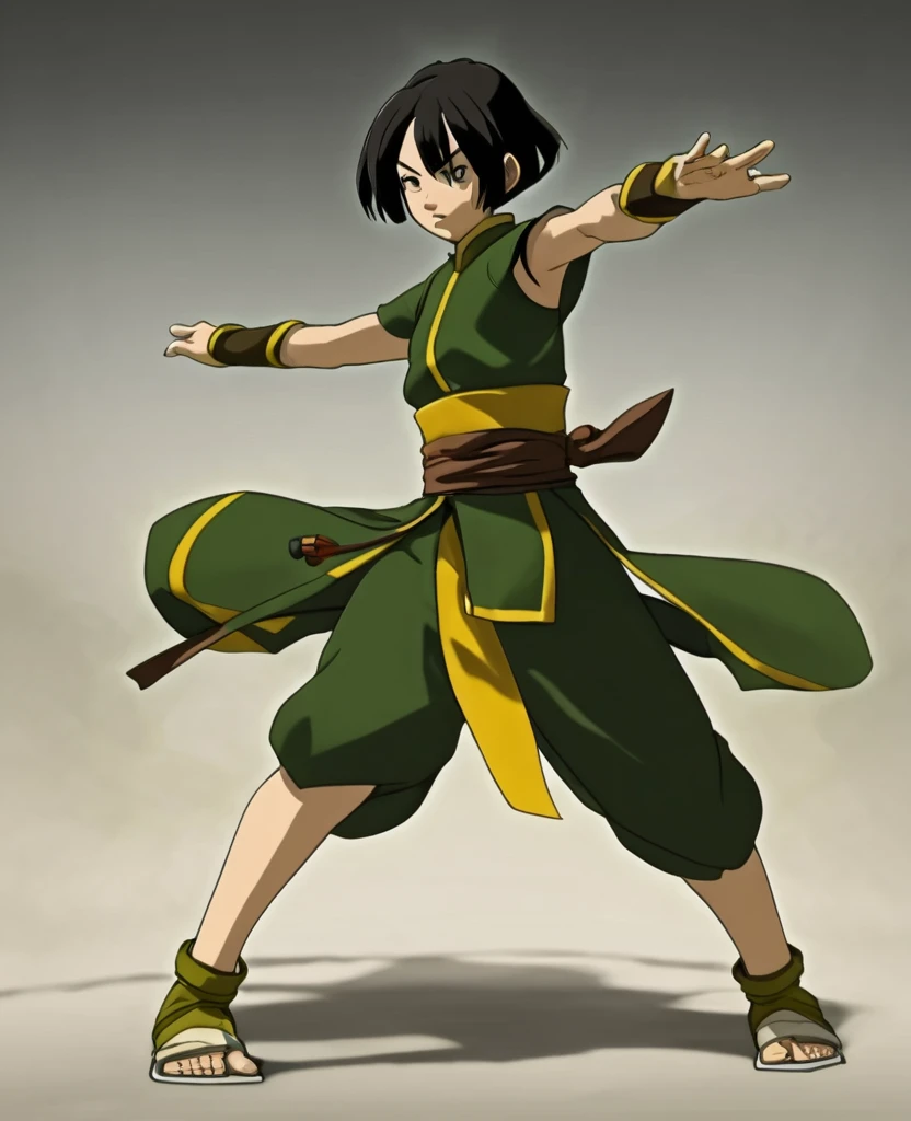Make the image an boy earthbender, he is , black hair, green eyes. His naked. His penis is upright, he has muscles. Trace Avatar: The Last Airbender and Avatar: The Legend of Korra.