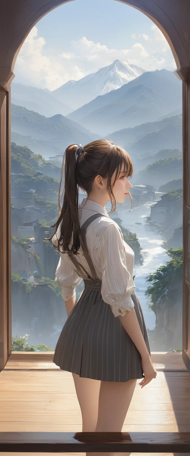 (masterpiece, Highest quality:1.2), One girl, alone