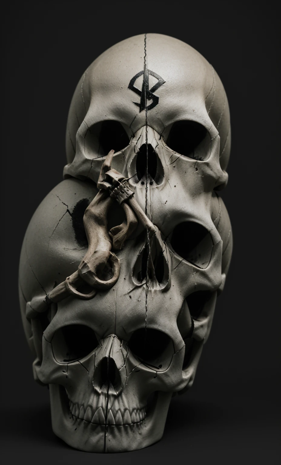 remove symbol from skull's forehead