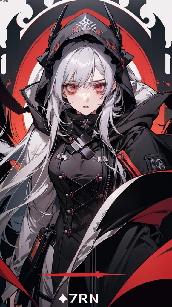 Anime girl with long hair and hood on her head, from Arknights, Detailed portrait of an anime girl, Detailed Anime Character Art, Arknights, Gothic Maiden Anime Girl, Gwaiz, 1 7 year old anime goth girl, From Girls Frontline, Stunning Anime Face Portraits, Detailed anime faces, Portrait Gap Moe Yandere Grimdark, Automated Kidney
