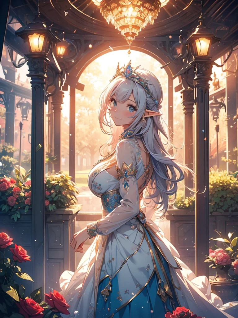 最high quality、1woman elf 、beautiful Hair、bionde、white rose、bouquet、white roseのbouquet、、Beautiful foam、、CourtyardShining fairy wings、E.G: Worst quality ,Flower fractal art 、see-throughbodystocking,Beautiful side shot, radiance,High-definition depiction, Realistic, 8K, Unity, beautiful Shot, light smile, Beautifully and vividly drawn, , Beautiful, beautiful, clear skin、sexy,beautiful dress,Countless rays of light pouring down, Swirling Light, big background, Raise one arm above your head, Intense light is emitted from the magic circle in front of the girl. forest、Lots of leaves、Green leaves、flower、Particles of light、
Romanticism,Cowboy Shot: The most beautiful form of chaos, Mr..々Farbe, Intertwined flowers, Particle,magical gentle light,smile,sexy,image quality、masterpiece、Beautiful Face、Super beautiful elf woman((Big breasted 22 year old office lady、Nipples、Bust 100,Beautiful long ironed hair 、bionde hair,height: 165cm。、sexy、Esbian、、high quality、、background((Star Narski)))、Starry Sky、Visual art、Written boundary depth、、Elf Ears、、universe、Happy smile、Gentle light、Elf forest、elegant、ticker beautiful decorative、、magic、forest、Beautiful tiara、Beautiful bed、Beautiful Landscape、A kind smile、wonderful、Fluttering petals、Dance happily、、Cultivate fantasy、、Mystery light Lots of flowers、、art、forest, palace, art,mystery,Ultra-high resolution,atmosphere