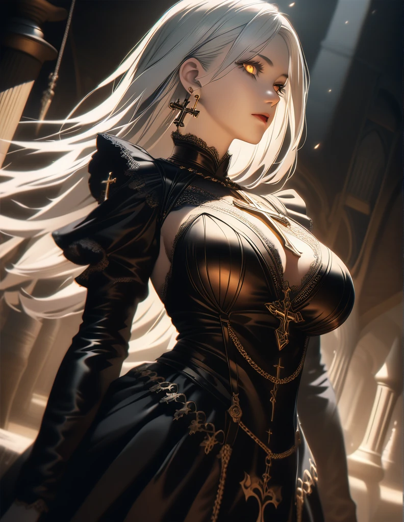 (necromance:1.2) girl, 1girl, perfect and well designed shiny eyes, (beautiful detailed emerald marsh eyes:1.05), big breasts, natural breasts, slim body, beautiful and delicate face, (face detail), ((realistic face)), pores, ((pale skin)), detailed skin, realistic skin, medium length hair, hair voluminous, super high resolution, 8k, parameters Best quality, (masterpiece:1.4), (magic accessories:1.4), bracelets, necklaces, dark extremely detailed thick tight ((lacy silk clothing:1.3), (lacy wrap dress:1.2), (lycra kimono:0.8),(wild goth skirt:1.5)), shabby hood ruffles coat, embroidery and lace, jewelry ornaments, hair ornament, (neckline:1.3), (cleavage), decolette, naked collarbone, ((navel)), Young Girl, Little Beast, (crazy:0.7) Smile, (Pale Skin:2.0), (19 Piercings:1.4), ((tattoos all over body, Tribal tattoos all over legs)), surrounded by darkness, (Darkness:1.2), Dark Fantasy, ultra detailed, photorealistic, ((Real image)), (best quality:1.4), super high resolution, (Realistic 2.0), More details, (full body portrait), (((1girl))), (witchcraft:1.5), magic energy flows and sparkles, futurism, cyberpunk, magic technologies, (beautiful and aesthetic:1.2), (fractal art:1.4), (cinematic light:1.1), DUTCH ANGLE, 16K, HDR, RTX, Ray Tracing, Radiosity, Anisotropic Filtering, Subsurface Scattering, (((magic lights))), metallic reflections, Detailed, Realistic, 4k highly detailed digital art, (cool_color), extremely detailed CG unity 8k wallpaper, vibrant colors