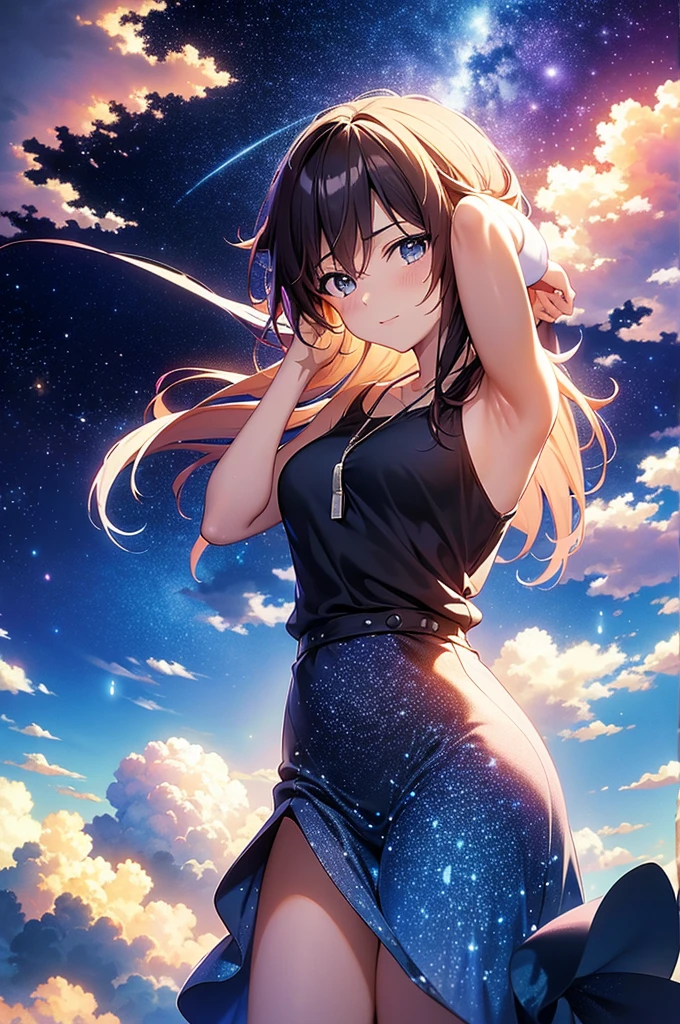 (masterpiece), (best quality), (ultra-detailed), (masterpiece),(highly detailed:1.2),scenery,soft lighting,shiny skin, extremely detailed cg,anime picture,high resolution, ray tracing,1 mature woman,white dress,scared expression,tear,
empty eyes,dancing,looking at sky,wind blowing upwards,luminous effect,transparent beauty, sparkling effect,rain,wet,fog, reflection effect,night sky,westland,crying,full body,1color eye