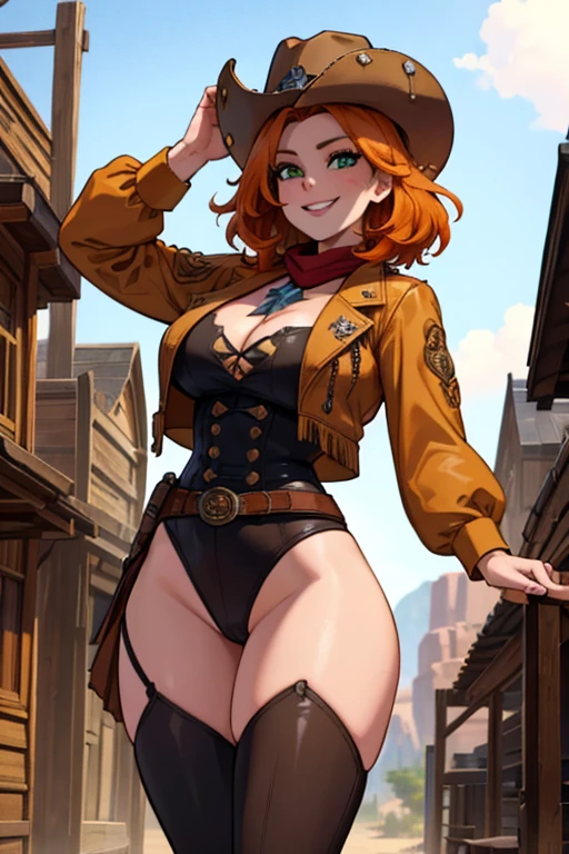 ((Scarecrow girl)), big bust, thick thights 