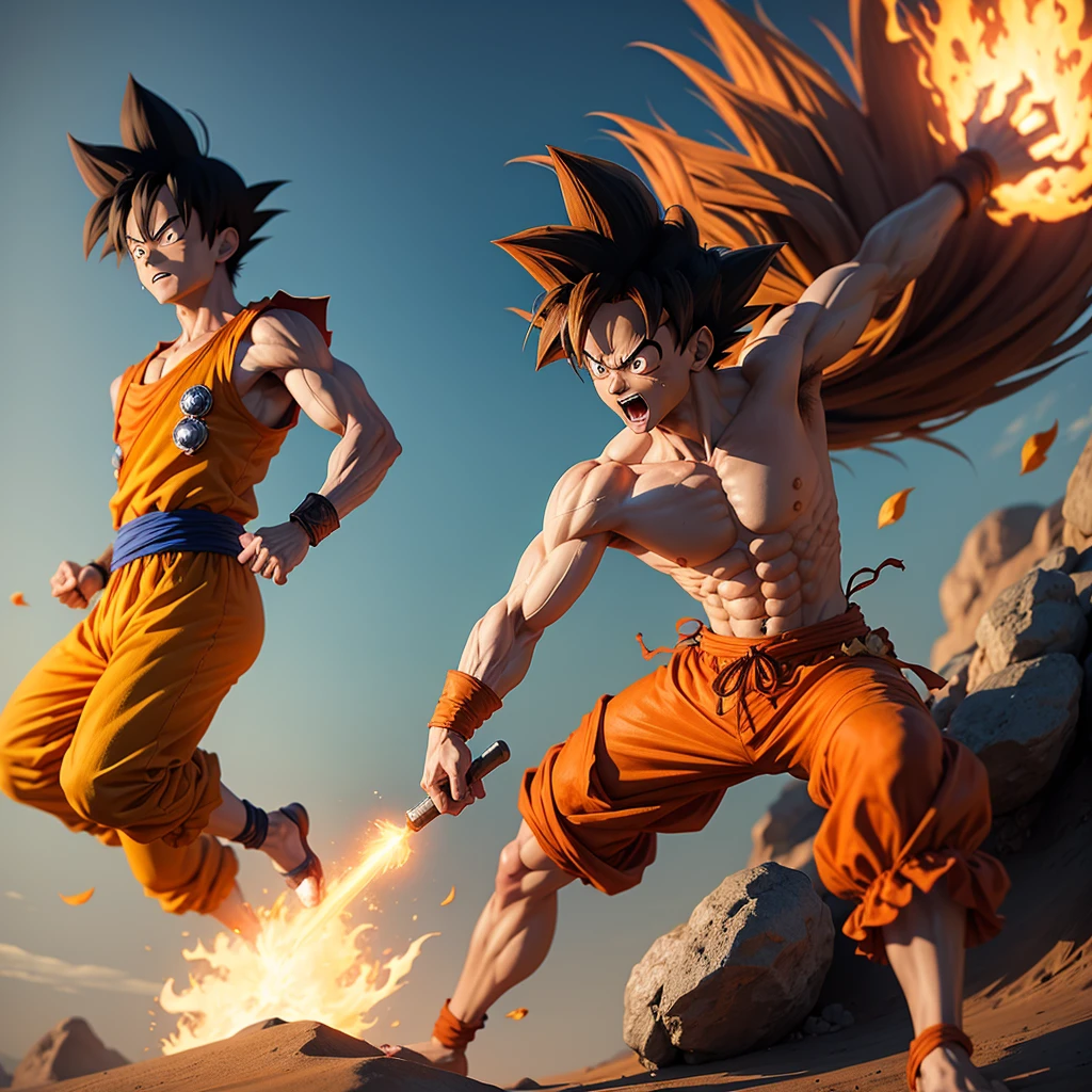 Dragon ball goku angry