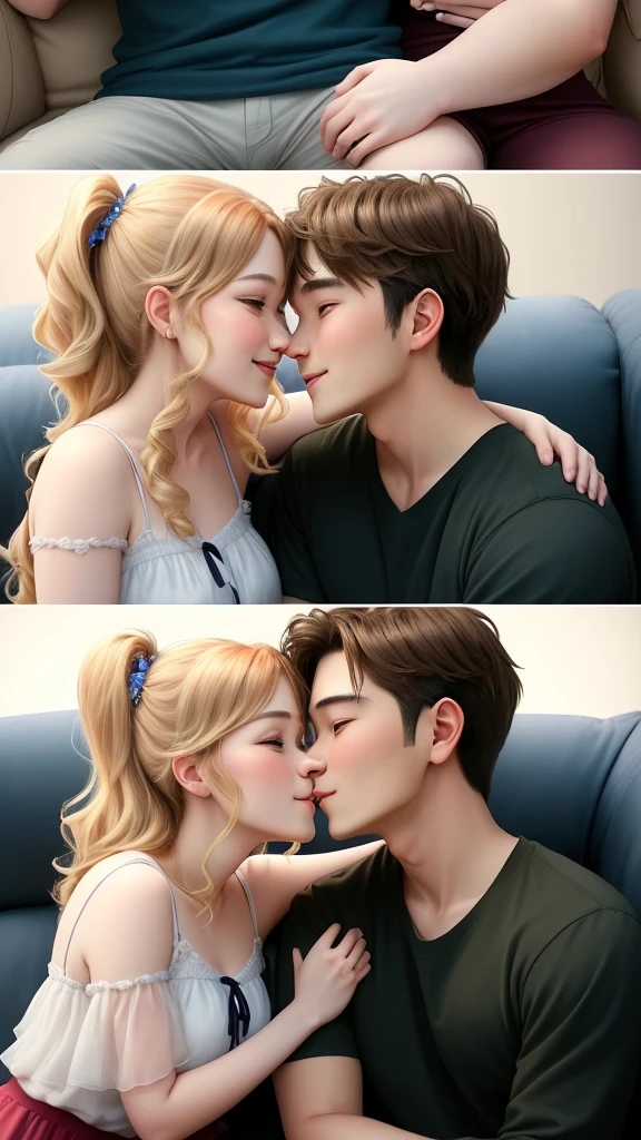 Jungkook beijando a jennie realista