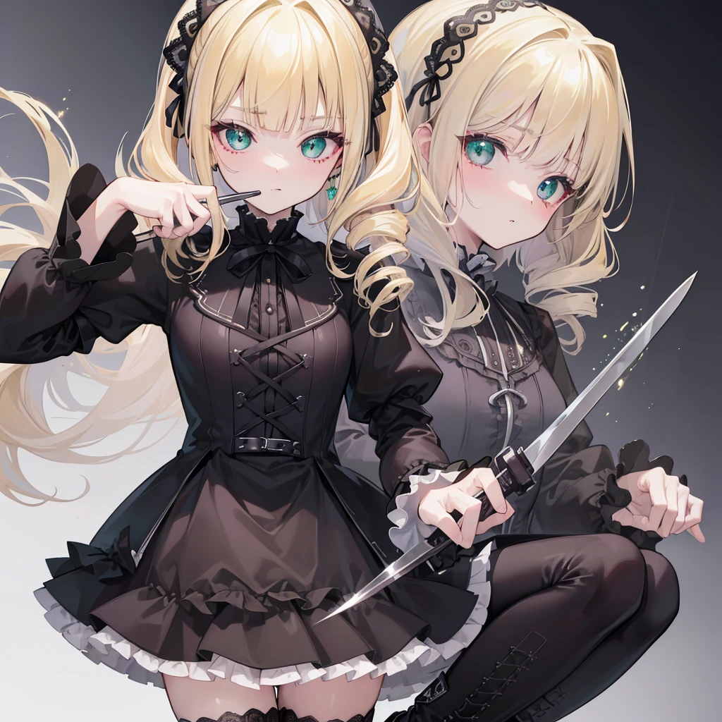 A beautiful blonde woman tufo style shadbase style