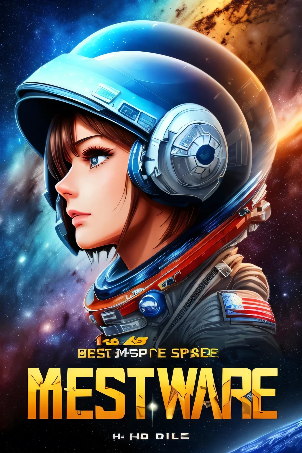 (Best Quality,4K,8K,hight resolution,mastepiece:1.2),Ultra-detailed,Realistic,Extremely detailed, Colorful tones, ((Space War))