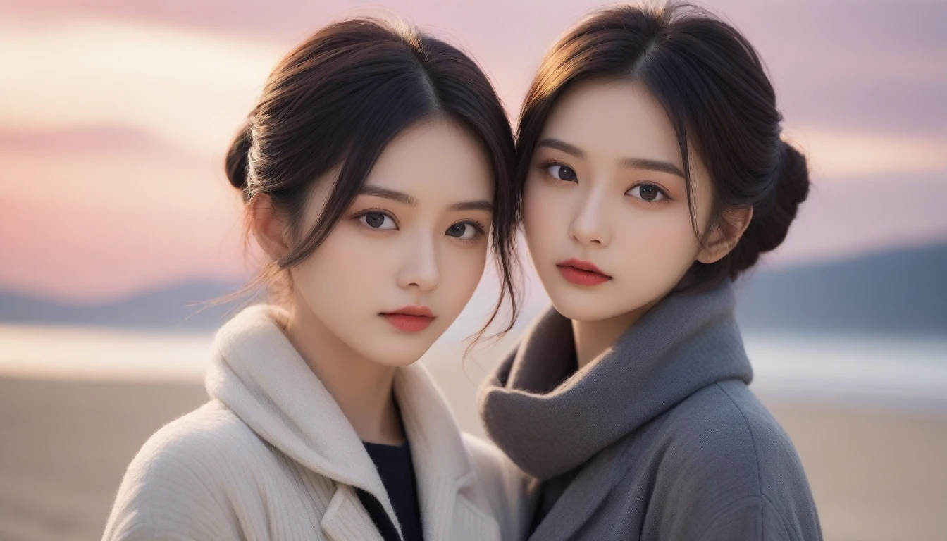 realistic light,natural light,white background,최고 quality、8 thousand、32,000、masterpiece、uhd:1.2) quality, primitive photorealism, laugh, Beautiful girl, cute, Short hair, depth of field, high resolution, ultra detail, Highly detailed eyes and face,small eyes,Short hair,short cut,short hair,Ivory Jacket