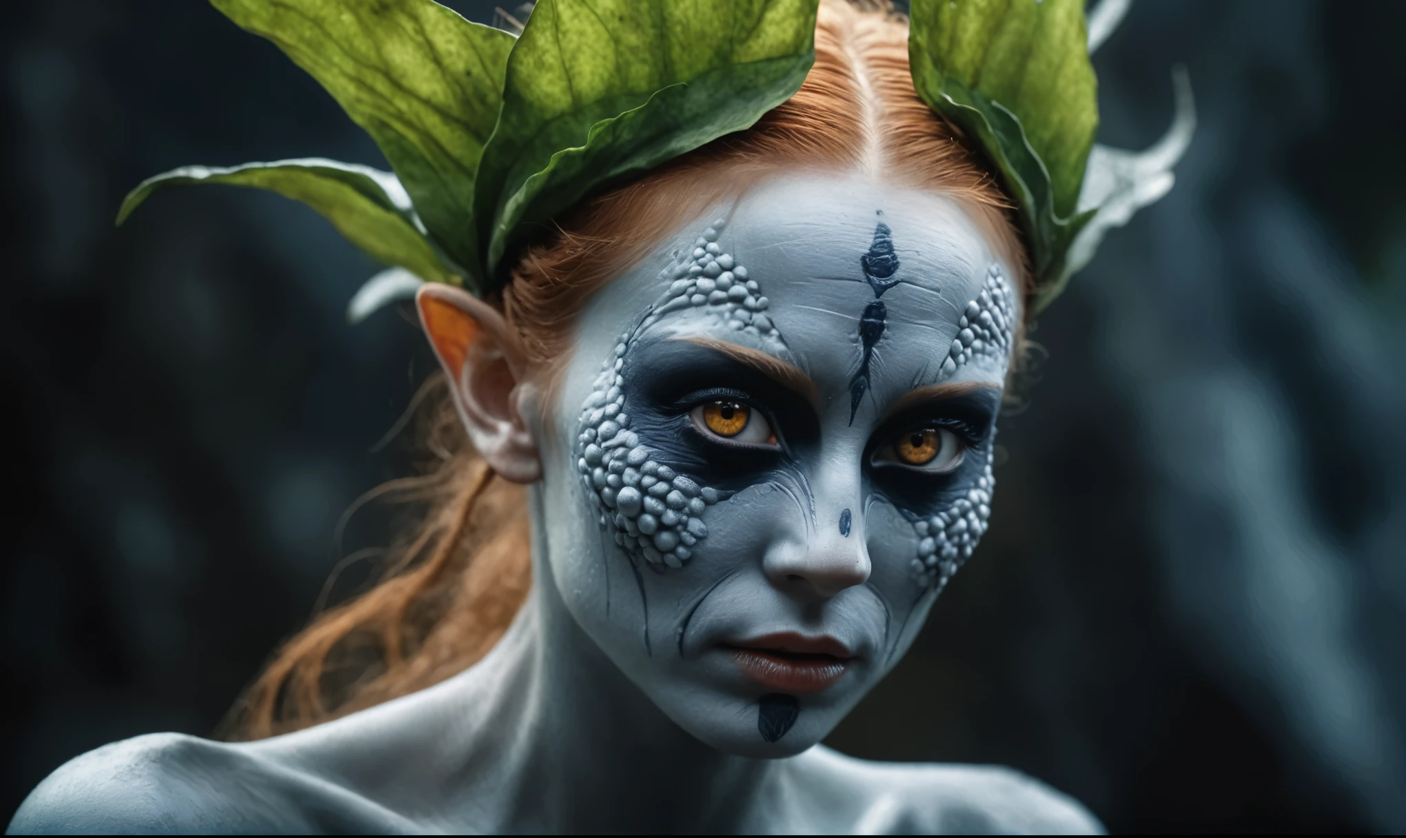 full body length,Magical plant ghost of dead flower, ghost flower,carismatic，Incredible，terror
,extremely detailed,intricate details,eyes extremely detailed, high detailed eyes,16k resolution, realistic humid skin,extremely intricate details,Epic Realistic,face anatomically correct,Ultra HD,HDR, natural skin textures, hyper realism,realistic skin texture, hyper detailed,extremely Realism,Ultra Detailed,body logically correct,full body length shot,beggar graphite Manganite sparas, wants eat,survival in criminal city of future,Cinematic,soft colors, Technicolor,natural skin textures, hyper realism, hyper detailed,Extremely detailed,High contrast,Masterpiece,Realistic,Ultra Detailed, intricate details,realistic humid leather,extremly intricate,Epic Realistic, cinematic style,irina yermolova,high contrast,hdr,extremely detailed, [deep night landscape],masterpiece,intricate details,faded,eyes extremely detailed, high detailed eyes,16k resolution,RAW,retina, Nikon Z9,China,Songbird,orc,Li River in Guangxi Zhuang of China,tkt style, Pisces, pointed ears，perfect, ginger，transition between two art styles, Ink painting to photorealism, Double contact, X-ray, Creative, vivid light, masterpiece, fantasy, Abstract, Surrealism, super detailed, high resolution, stop:35,(((creature with a spectral and ghostly appearance)). Her skin is pale, almost translucent.wears dark, torn clothes that float around him, as if permeated by an aura of mourning. Its appearance is complemented by details such symbols of gothic elements, further emphasizing its dark air. is  haunted and tormented entity,pixar movie still,

