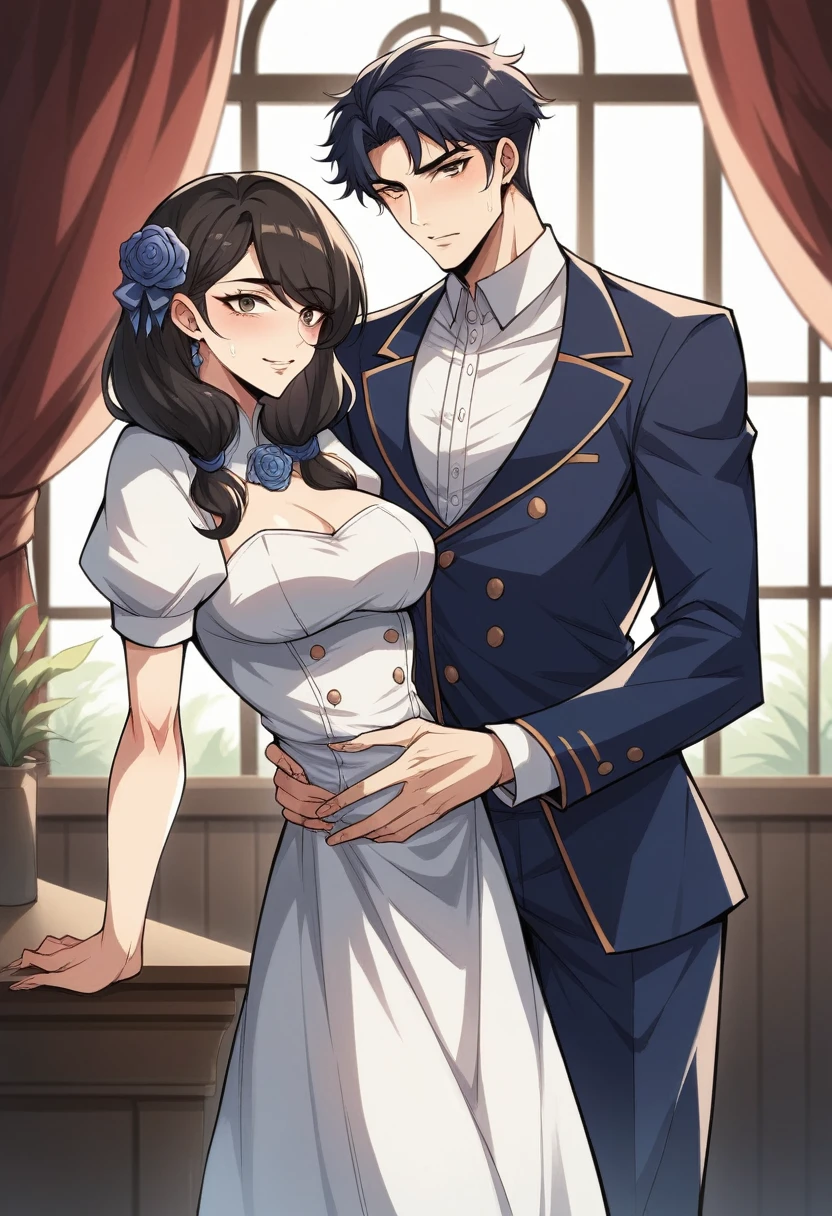 a father(he had been brainwashing by his secondson , crossdressing , bride of his secondson, wear sexy lingerie,has first night sex with his secondson ,He's made to forget all about being a father)