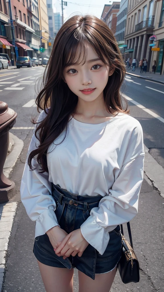 1 korean cute girl, (21 years old cute Korean girl:1.2), (kpop idol:1.2), (korean beauty:0.8), (korean mixed), (large breasts),