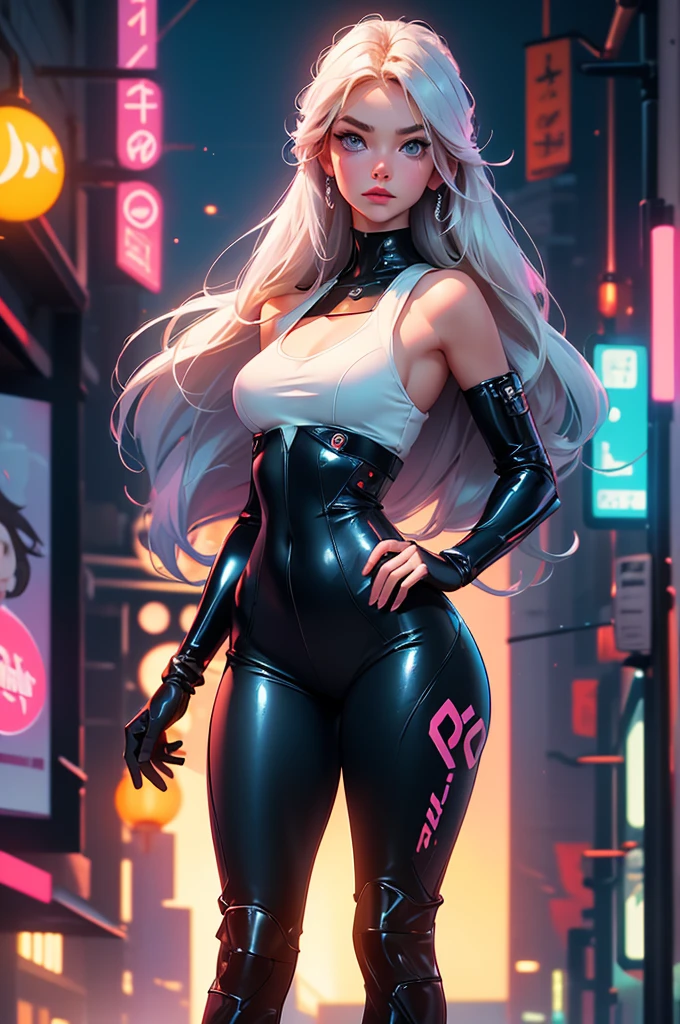 uma pintura digital da spider gwen utilizando touca e mascara, References to classic comic book malvel, spider verse, outfit Long Hair, arte cyberpunk de Josan Gonzalez, vencedora do concurso behance, afrofuturismo, synthwave, neon, neon brilhante,coxas grossas, cintura fina, sensual, nsfw, pouca roupa, arte erotica, anime, roupas  rasgada de batalha, extremamente sexualizada, corpo suado, NSFW, seios grandes, bunda grande, HD, 8k, Alta qualidade, detalhes, corpo perfeito, destaque o corpo, detalhe no rosto perfeito, Detail in the background