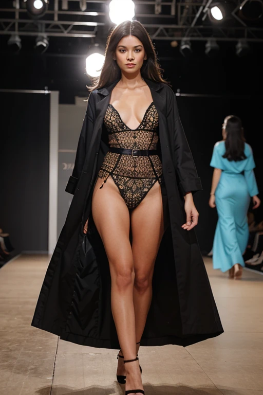 Fashion show with beautiful and original clothes
