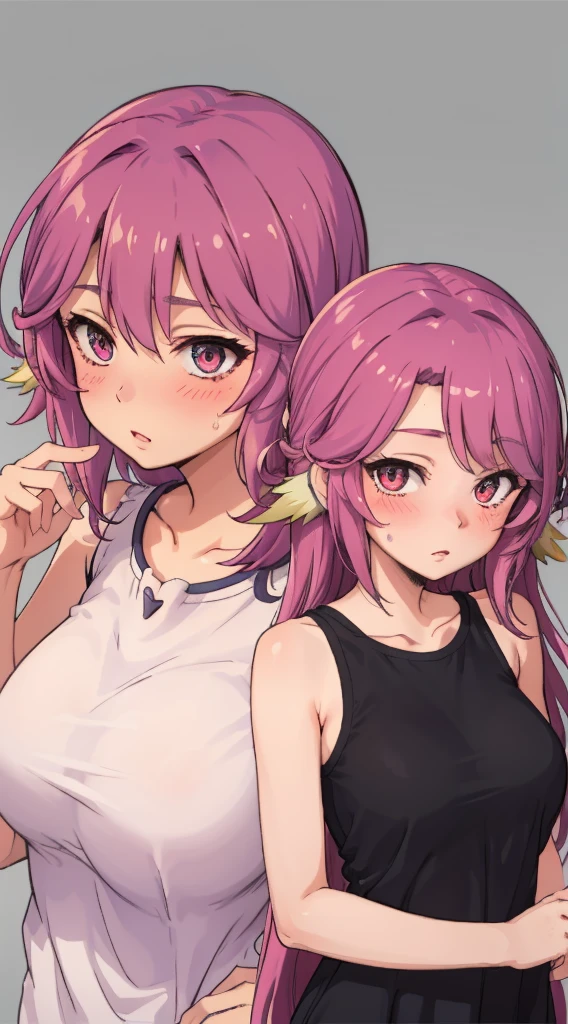 Jibril, ((upper body)), blushed, perfect anatomy, detailed eyes, detailed lips, extremely detailed eyes and face, vivid colors, sharp focus, masterpiece:1.2, ultra-detailed, blushed, ((doggystyle)), (solo), ((casual clothes)), sleeveless, ((((360 view)))).