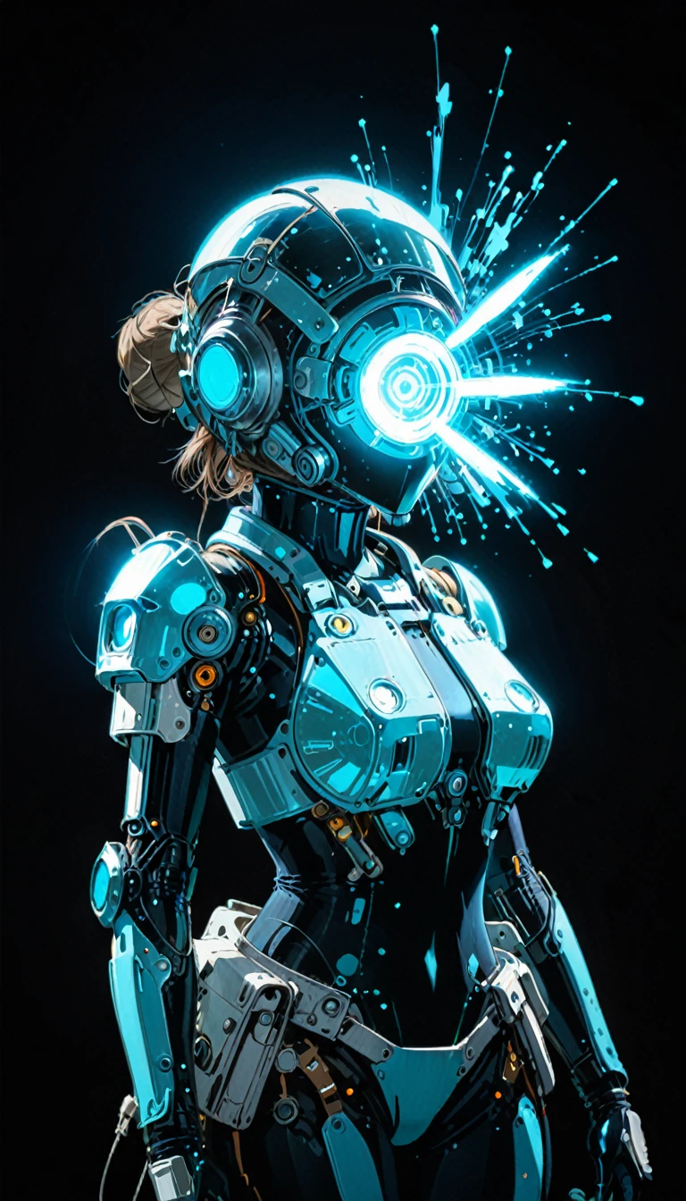 (in style of Ashley Wood:1.2),(in style of Nick Veasey:0.6),
Chemiluminescence,1girl,