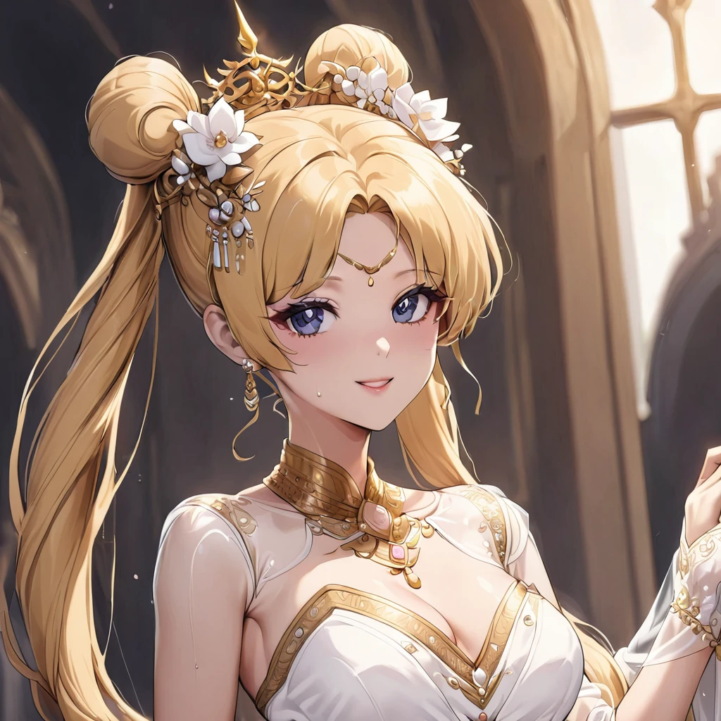 (((Upper Body、Shooting from below))、(((Accentuate your breasts、Shiny underwear)))、Highest quality, 8k, masterpiece :1.3)), whole body, Sharp focus :One Girl,Glowing Skin,SSexy pose,Highest quality,Tabletop,shape,Very delicate and beautiful,Hmph,8k壁紙,wonderful,In detail,Official Art,Very detailedなティッカーUnity 8k壁紙,Unbelievably ridiculous,Large file size,Very detailedな,High resolution,Very detailed,Beautiful detailed girl,Realistic,X-ray,The queue is full,(((sexy wedding dress)))、(((Big Breasts、Long golden hair、sexy wedding dress)))、(((church、city、Hawaii)))、Stand upright、Cleavage , ((Long blonde))、sexy wedding dress、Sexy pose、Her hairstyle is twin tails.