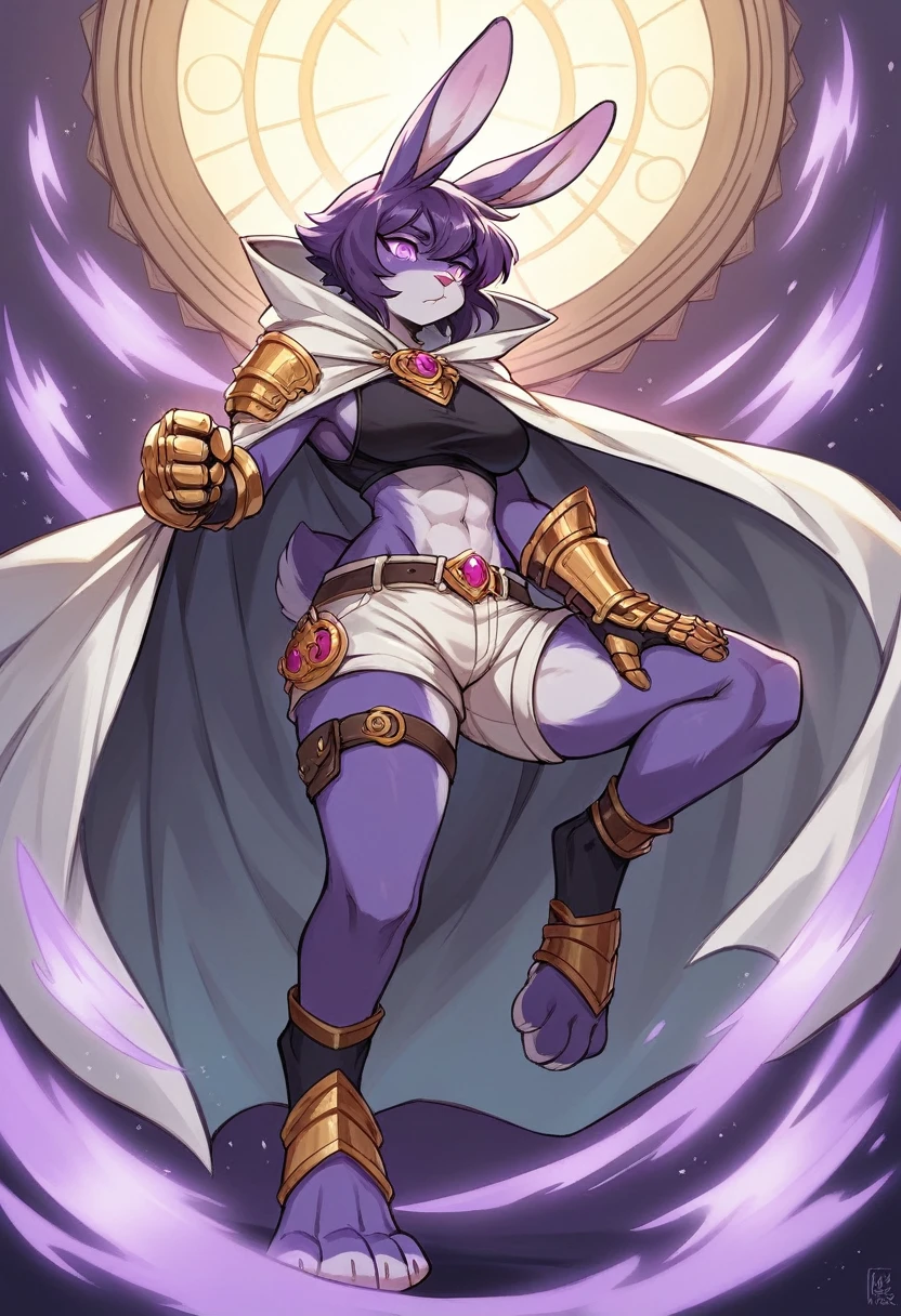 (solo:1.1),(masterpiece), (best quality:1.3), ultra detailed, intricate, professional art, digital art, absurdres, shadraven, (Full body view:1.1), 1girl, solo, (grey skin:1.4), dark purple hair, bob hair, purple eyes, hips wider than shoulders, pear shaped body, jewellery, detailed thighs, thick thighs, red jewel in forehead, jewels, (long sleeved turtleneck leotard:1.3), cuffs, small breasts, (shadraven cloak), (Shadraven broach:1.2), Shadraven jewel belt, Shadraven wearing a long sleeved leotard outside at night, long legs, ( long crotch bulge:1.4), large penis, large testicles, looking at viewer, bubble butt , gluteal crease, universal lighting,,
