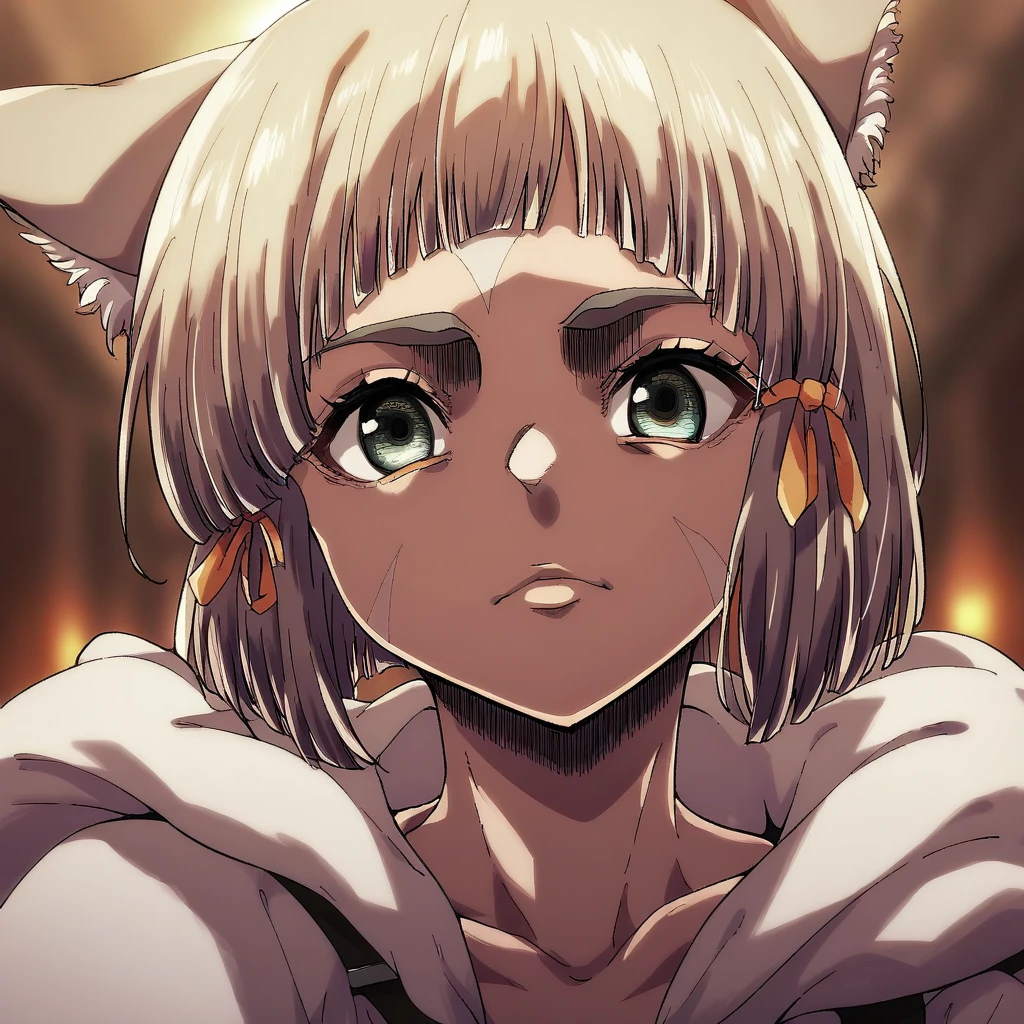 shingeki_no_kyojin_s4_style, portrait, solo, nia
dromarch