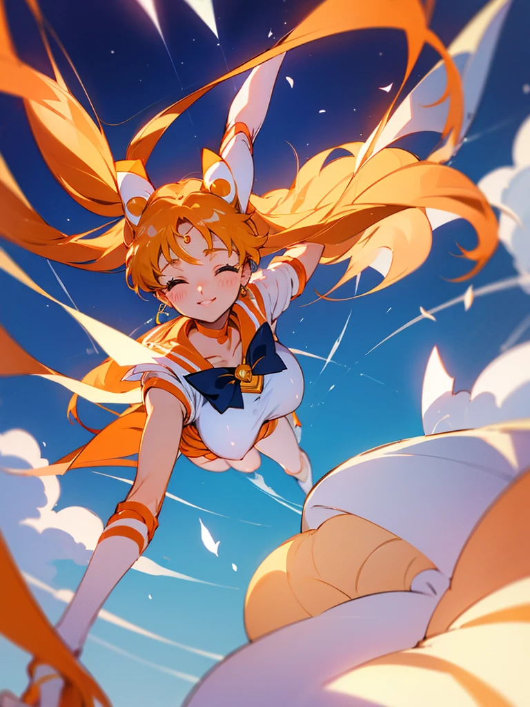 Sailor Venus、Big Breasts、smile、Panty shot