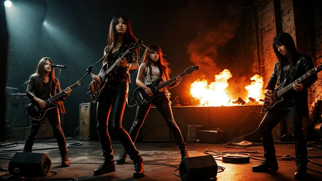 Female metal band、Japanese metal band