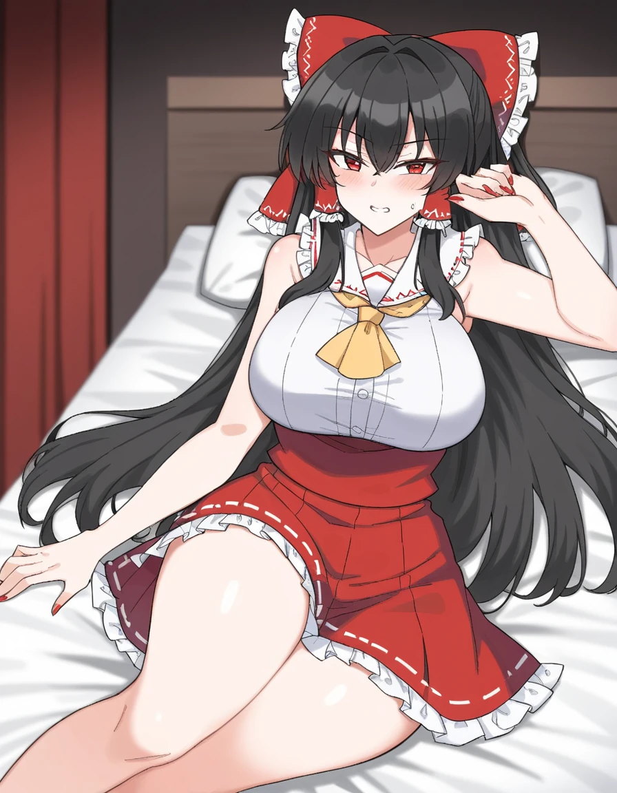 Reimu Hakurei as a neet