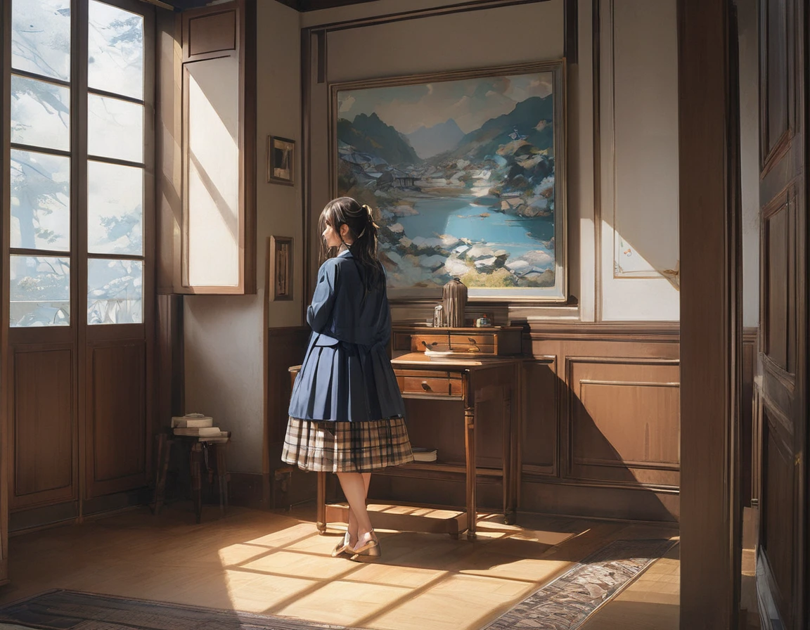 (masterpiece, Highest quality:1.2), One girl, alone
