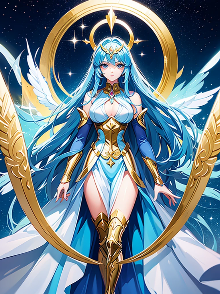 Saint Seiya星矢, Saint Seiya:1.5, Athena, Holy Vestment, (masterpiece), highest quality, 1girl, uhd, retina, masterpiece, ccurate, anatomically correct, textured skin, super detail, high details, high quality, best quality, highres, 4K