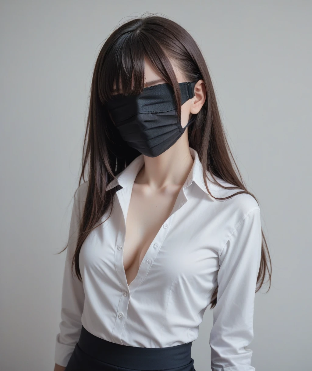 Urzan-6500-v1.1, (Raw photo:1.2), (Photorealistic:1.4), Beautiful detailed girl, Very detailed目と顔, Beautiful and fine details, Ridiculous, unbelievable Ridiculous, Large file size, Ultra-detailed, High resolution, Very detailed, Highest quality, masterpiece, Awareness-raising, Very detailed, Unite, Highest quality, HVery detailed ticker uniform 8K wallpaper, Light on the face、Light、((Dynamic Pose)))、(Camel Toe), (Huge boobs)、((Wet with sweat:1.2)), ((Black Mask)),