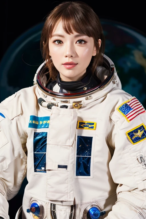 (Best Quality,4K,8K,hight resolution,mastepiece:1.2),Ultra-detailed,Realistic,Extremely detailed, Colorful tones, ((Astronaut))